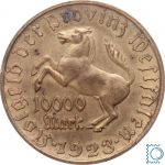 Notgeld Westfalen, 10.000 Mark 1923, Minister von Stein, Jäger N20a