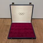 Münzkassette Schatulle für 24x 10 DM Münzen Olympiade München 1972 - gebraucht
