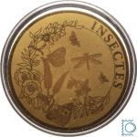 100 FRANCS Kongo 2023 - 1/200 Oz Gold 999 / 40 mm - INSECTS