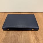 Leuchtturm Münzkassette Blau mit 2 Tableaus - Platz für bis zu 6 Münztableaus