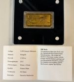 Goldbarren Motivbarren BRD 500 Mark Brandenburger Tor | 1/200 Oz Gold 999 | Feingold