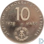 DDR 10 Mark 1978, Weltraumflug DDR - UdSSR, PP Proof - SELTEN!
