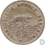 Anhalt-Bernburg 1/6 Taler 1862 A, Alexander Karl (1834-1863) - Kursmünze