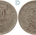 Kaiserreich, 50 Pfennig 1877 B, Wilhelm I., Silber J.8