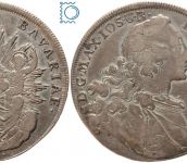 Bayern, Maximilian III. Joseph, 1 Taler 1763, Madonnentaler, Silber