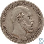 Mecklenburg-Schwerin, 2 Mark 1876 A, Friedrich Franz II. (1842-1883), J.84