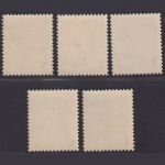 Liechtenstein 1946 - MiNr. 143-147 postfrisch - Flupost Adler