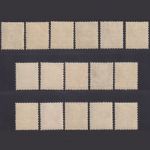 DDR MiNr. 327-341 + 339 xb postfrisch, Köpfe II komplett