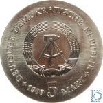 DDR 5 Mark 1983 - Max Planck - stempelglanz - J.1594