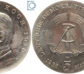 DDR 5 Mark 1968 - Robert Koch - stempelglanz - J.1522