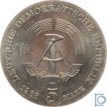 DDR 5 Mark 1968 - Robert Koch - stempelglanz - J.1522