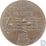 DDR 5 Mark 1972 - Johannes Brahms - stempelglanz - J.1540