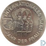 DDR 5 Mark 1975 - Internationales Jahr der Frau - stempelglanz - J.1558