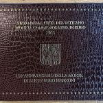Vatikan 2 Euro 2023 Gedenkmünze im Folder - 150. Todestag Alessandro Manzoni