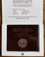Vatikan 2 Euro 2023 Gedenkmünze im Folder - 150. Todestag Perugino
