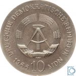 DDR 10 Mark 1966 - Karl Friedrich Schinkel - stempelglanz - J.1517