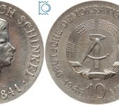 DDR 10 Mark 1966 - Karl Friedrich Schinkel - stempelglanz - J.1517