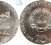 DDR 20 Mark 1975 - Johann Sebastian Bach - PROBE - stempelglanz - J.1555P