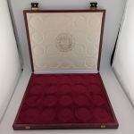 Münzkassette Österreich für Silber-Gedenkmünzen für 20 x 500 Schilling