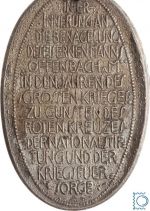 Medaille Offenbach 1915 zur Erinnerung an die Benagelung des Eisernen Mannes