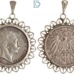 PREUSSEN, 2 Mark 1905 A, Wilhelm II., Anhänger Silber
