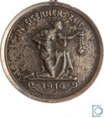1916 Medaille In eiserner Zeit - Gold gab ich zur Wehr - Eisen nahm ich zur Ehr