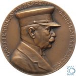 Medaille 1924 | Bronzemedaille 1924 Graf Zeppelin LZ 126 Amerikafahrt Reparationsluftschiff