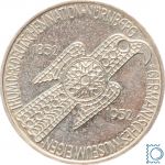 5 DM Germanisches Museum 1952 D - Silber Gedenkmünze - Jäger 388