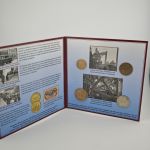 Saarland KMS 10, 20, 50 & 100 Franken 1954, 1955 im Blister