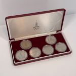 SOWJETUNION Münzen 1977-80 Olympiade 1980 - 6x 1 Rubel - st