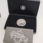 USA 2022 American Liberty 1 Oz Silber Medaille Silber Medal - PP Proof Box & COA