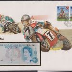 Sammlung BANKNOTEN-Briefe 21 Stück im Album + Schuber (Sammler-Qualität)