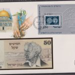 Sammlung BANKNOTEN-Briefe 21 Stück im Album + Schuber (Sammler-Qualität)