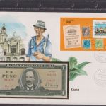 Sammlung BANKNOTEN-Briefe 21 Stück im Album + Schuber (Sammler-Qualität)