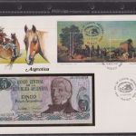 Sammlung BANKNOTEN-Briefe 21 Stück im Album + Schuber (Sammler-Qualität)