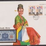 Sammlung BANKNOTEN-Briefe 21 Stück im Album + Schuber (Sammler-Qualität)