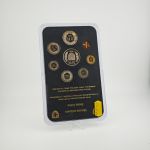 SCHWEIZ Helvetia Kursmünzensatz KMS 1981 st - in Hartplastik