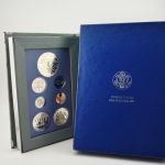 USA Prestige Proof Coin Set 1986 Liberty 1 Dollar PP Silber .900 Box