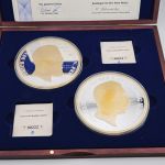 2x Kaiserreich JUMBO Repliken Münze XL Kaiser Wilhelm von Preussen