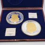 2x Kaiserreich JUMBO Repliken Münze XL Friedrich der Weise