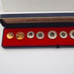 SCHWEIZ Helvetia 1974 Kursmünzensatz KMS PP – in Münzschatulle