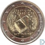 San Marino 2 Euro 2009 - Kreativität und Innovation - stempelglanz