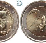 San Marino 2 Euro 2014 - Donato Bramante - stempelglanz