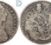 Bayern, Maximilian III. Joseph, 1 Taler 1770 A, Madonnentaler, Silber