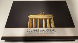 12 Goldmünzen je 1/500 Oz Gold 999 - 30 Jahre Mauerfall - Sammlung komplett