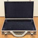 Alu-Münzkoffer schwarz - LEER - passend für Leuchtturm Cargo L6 Einlagen
