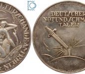 Medaille | Not- und Schmachtaler | Schwarze Schmach und Kulturschande am Rhein