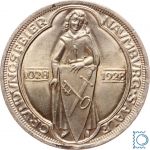 Weimar 3 Mark 1928 A, 900 Jahre Naumburg an der Saale, J.333, Silber