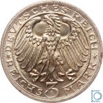 Weimar 3 Mark 1928 A, 900 Jahre Naumburg an der Saale, J.333, Silber