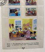 WALT DISNEY Motivsammlung postfrisch - aus Sieger Abo in 2 Lindner Ringbindern